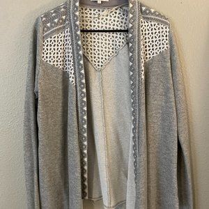 Miss Me gray cardigan